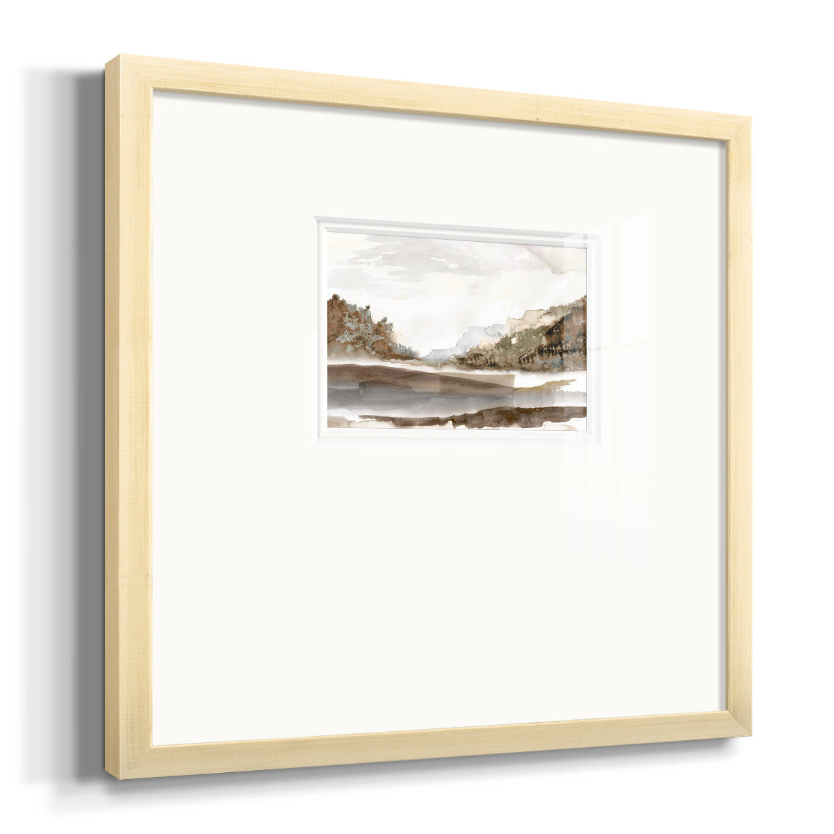 Mountain Time Premium Framed Print Double Matboard