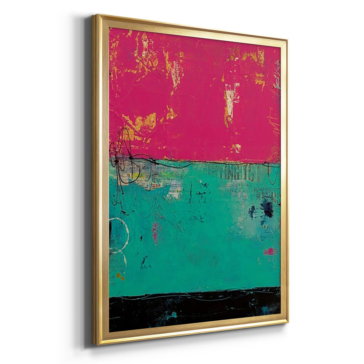 Good Mood - Modern Framed Canvas Print