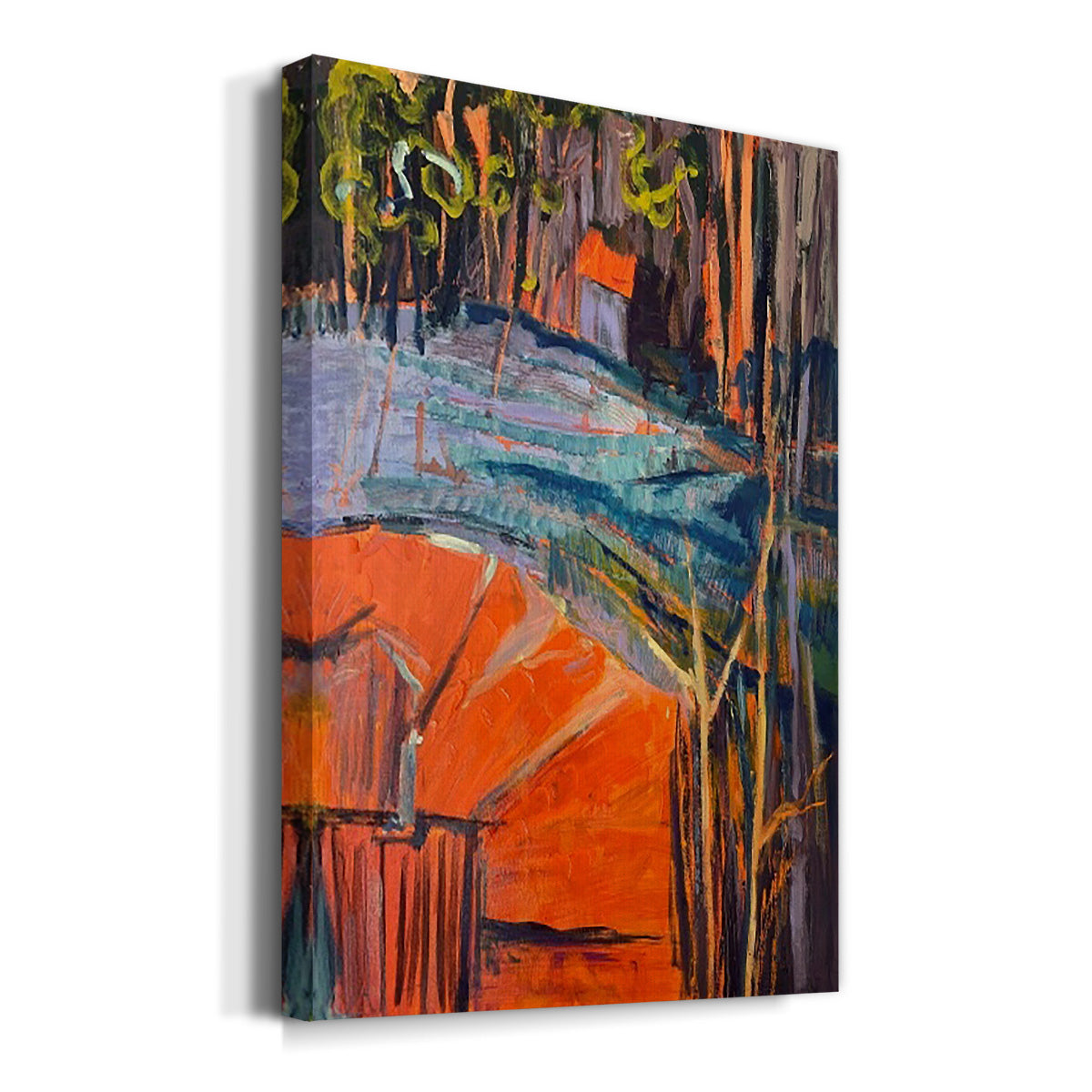 Cadmium Winter Solstice IV Premium Gallery Wrapped Canvas - Ready to Hang