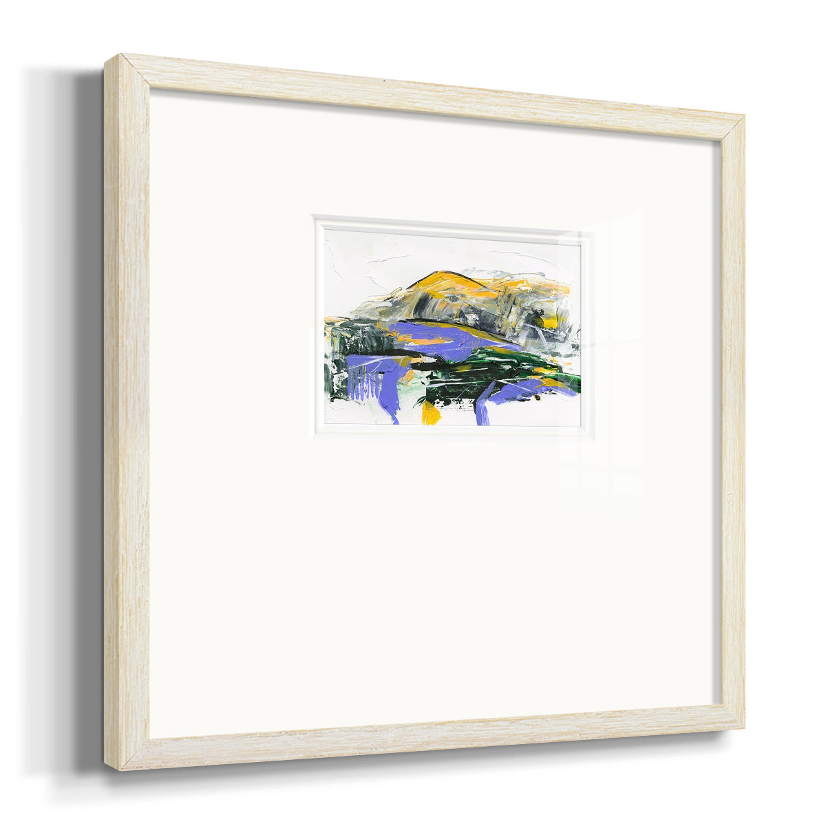 Silent Mountain V Premium Framed Print Double Matboard