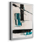 Geometry Notes II - Modern Framed Canvas Print