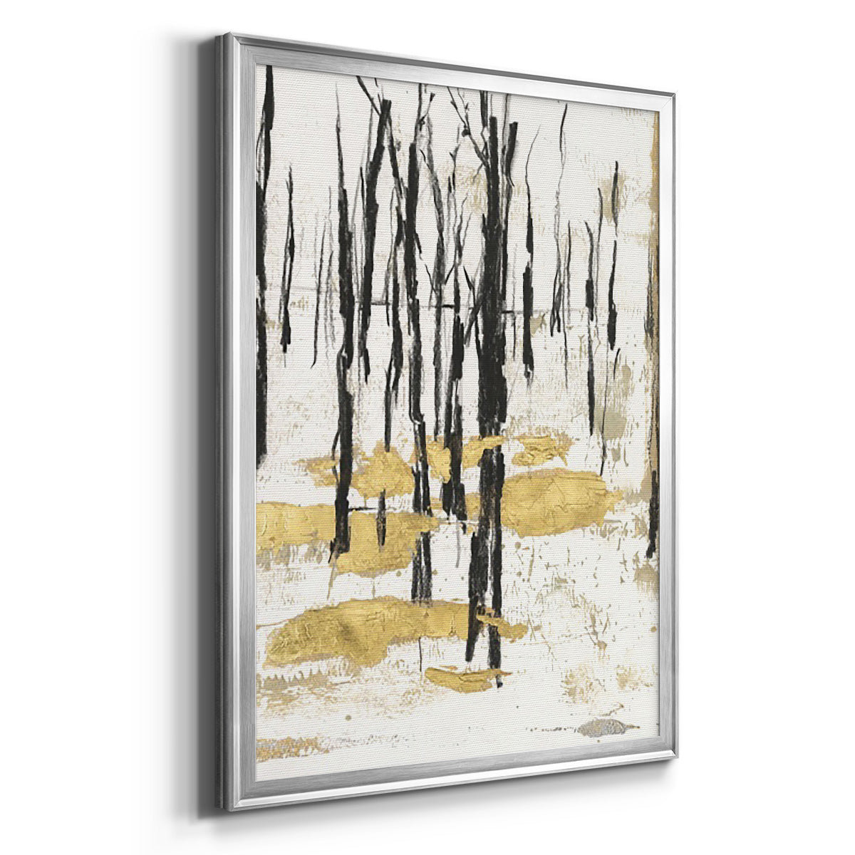 Gilded Winter I - Modern Framed Canvas Print