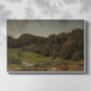 Landscape at Ljan, 1858 - Floater Framed Canvas Print