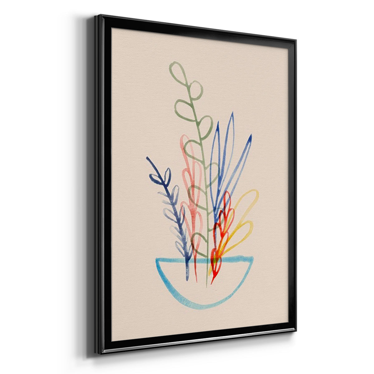 Fun Bunch I - Modern Framed Canvas Print