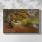 A Wooded Path in Autumn, 1902 - Floater Framed Canvas Print