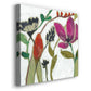 Vivid Flowers II-Premium Gallery Wrapped Canvas - Ready to Hang