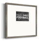 Faith Family Football Premium Framed Print Double Matboard