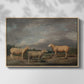Ryelands Sheep, the King's Ram, the King's Ewe and Lord Somerville's Wether, c. 1801-1807 - Floater Framed Canvas Print