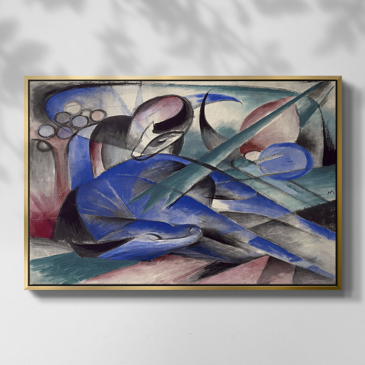 Dreaming Horse, 1913 - Floater Framed Canvas Print