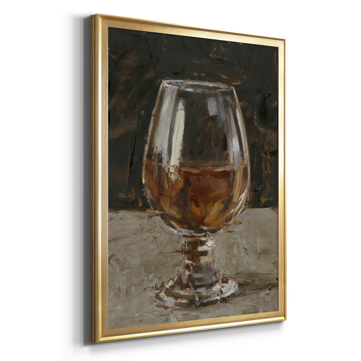 The Hard Stuff III - Modern Framed Canvas Print