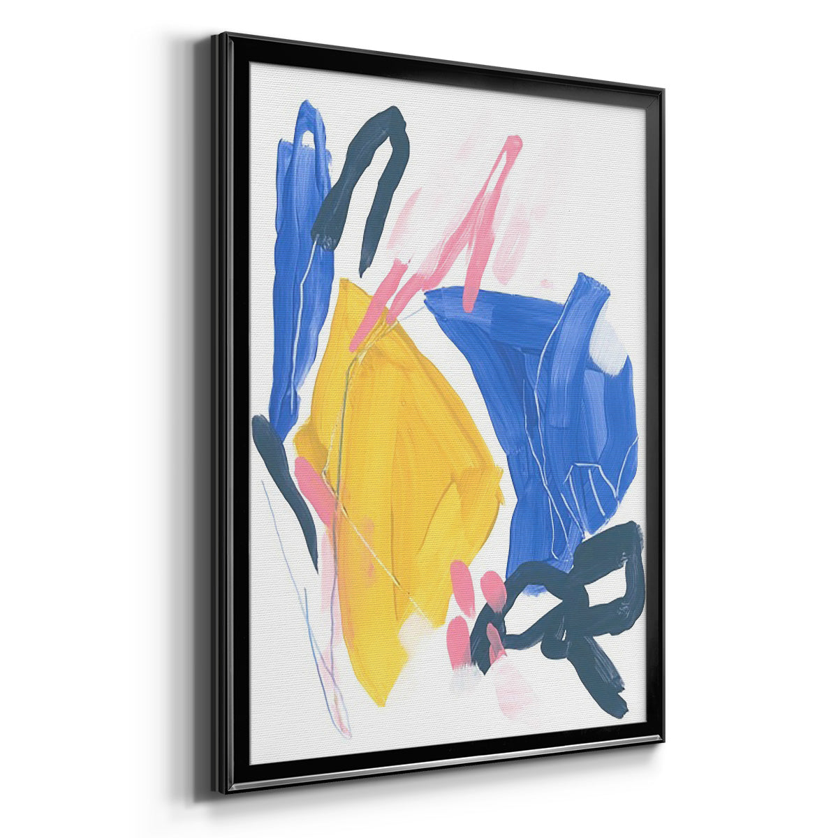 Feedback Loop I - Modern Framed Canvas Print