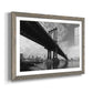 Manhattan Bridge - Barnwood Framed Art Print