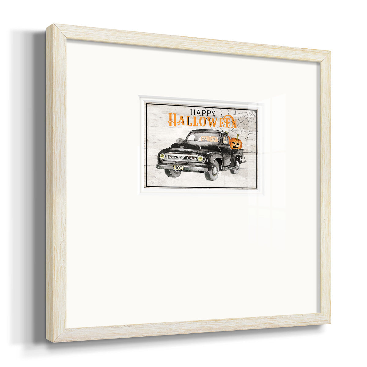 Happy Halloween Premium Framed Print Double Matboard