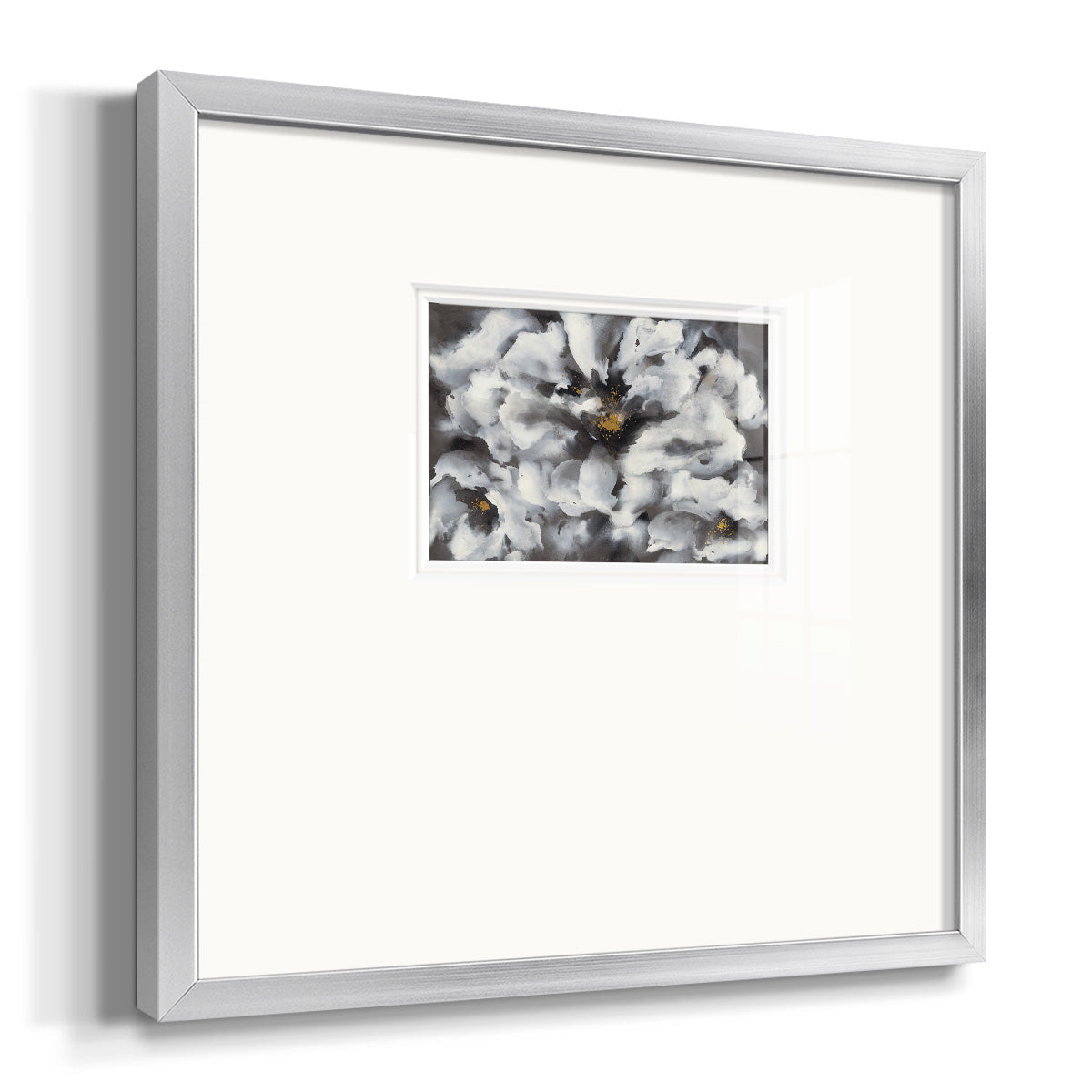 Peonia- Premium Framed Print Double Matboard