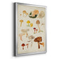 Mushroom Species XII - Modern Framed Canvas Print