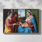 Sacred Conversation, c. 1505 - Floater Framed Canvas Print