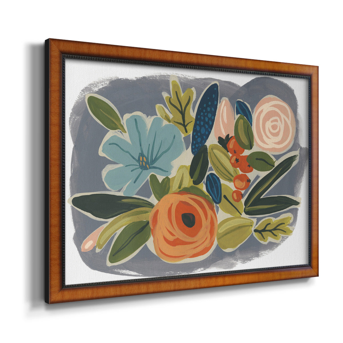 Bright Botany I Premium Framed Canvas- Ready to Hang