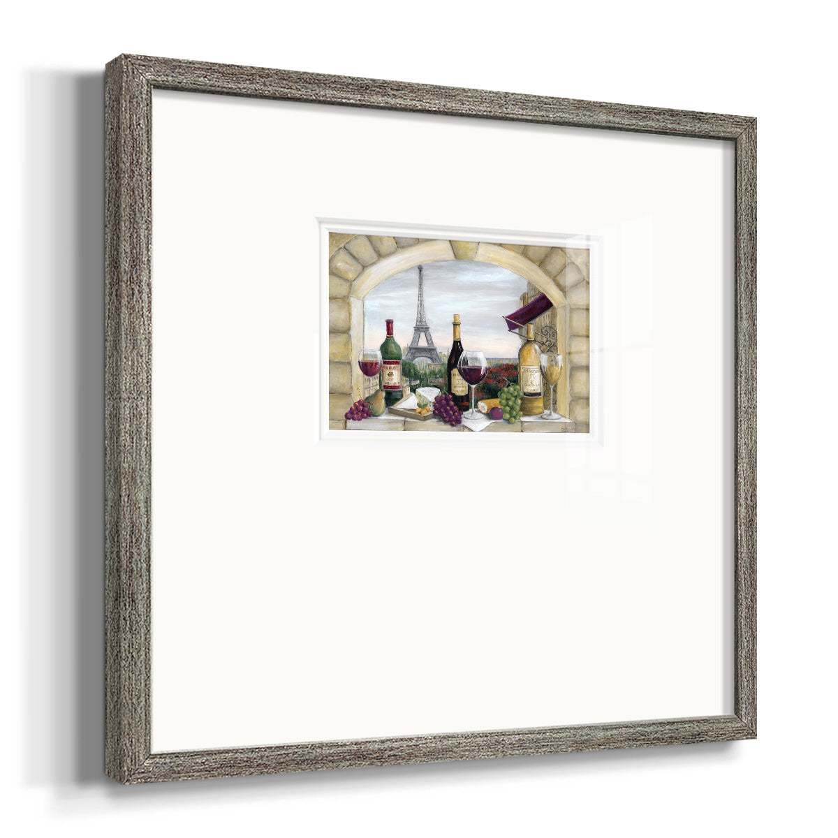 Paris Delight Premium Framed Print Double Matboard