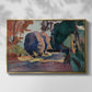 The Luxembourg Gardens, 1901 - Floater Framed Canvas Print