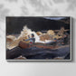 Shooting the Rapids, Saguenay River, 1905-1910 - Floater Framed Canvas Print