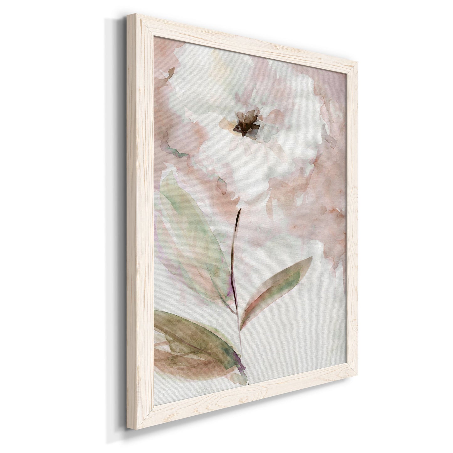 Summer Bloom I - Barnwood Framed Canvas Print