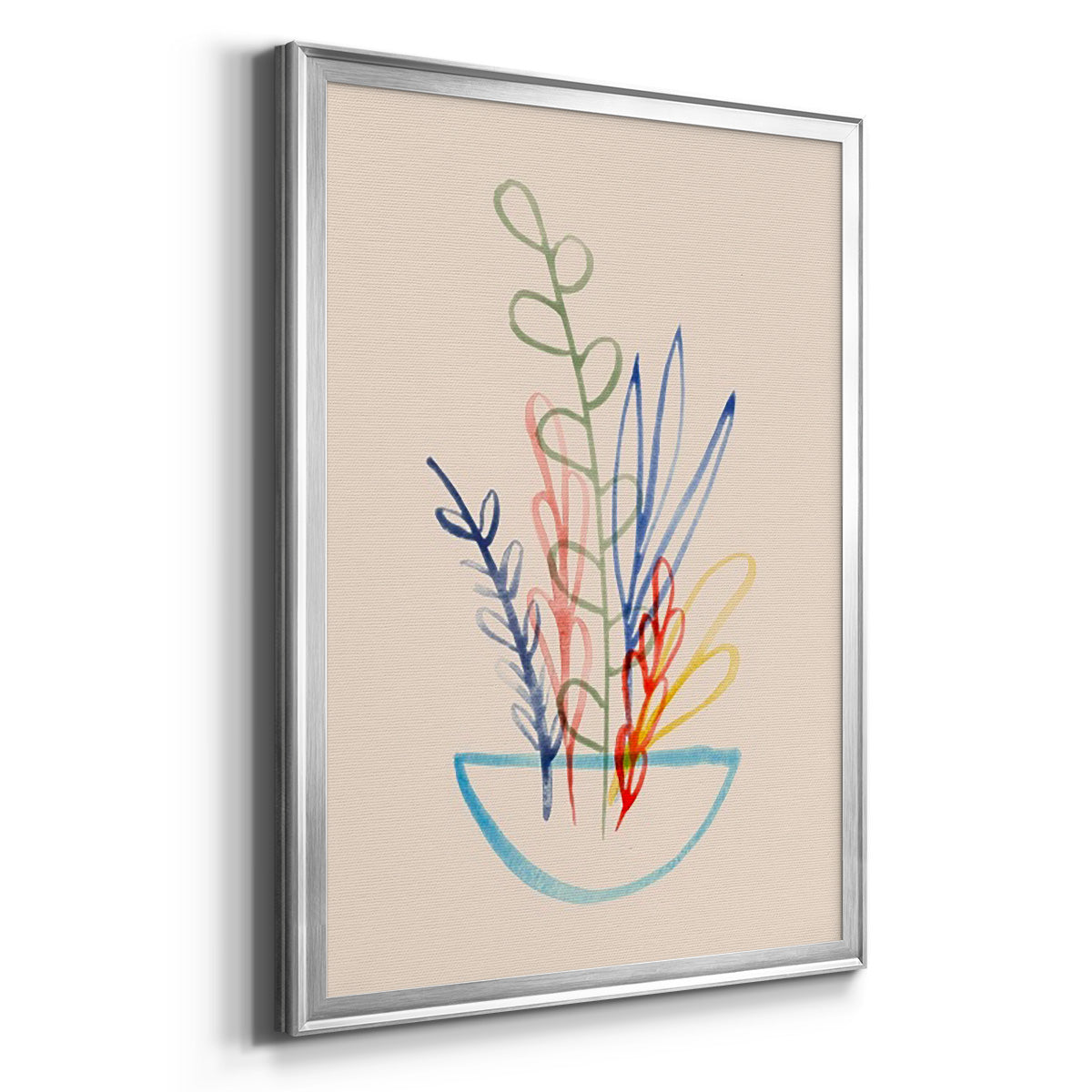 Fun Bunch I - Modern Framed Canvas Print