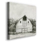 Solemn Barn Sketch III-Premium Gallery Wrapped Canvas - Ready to Hang