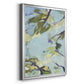 Aqua Sky - Modern Framed Canvas Print