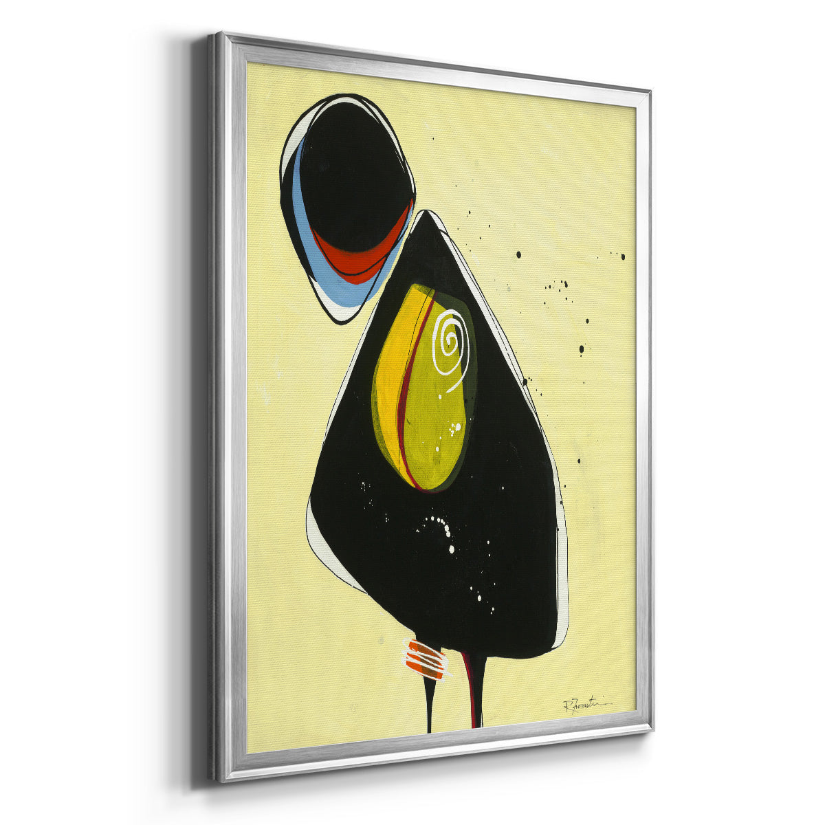 Wanna Play? I - Modern Framed Canvas Print