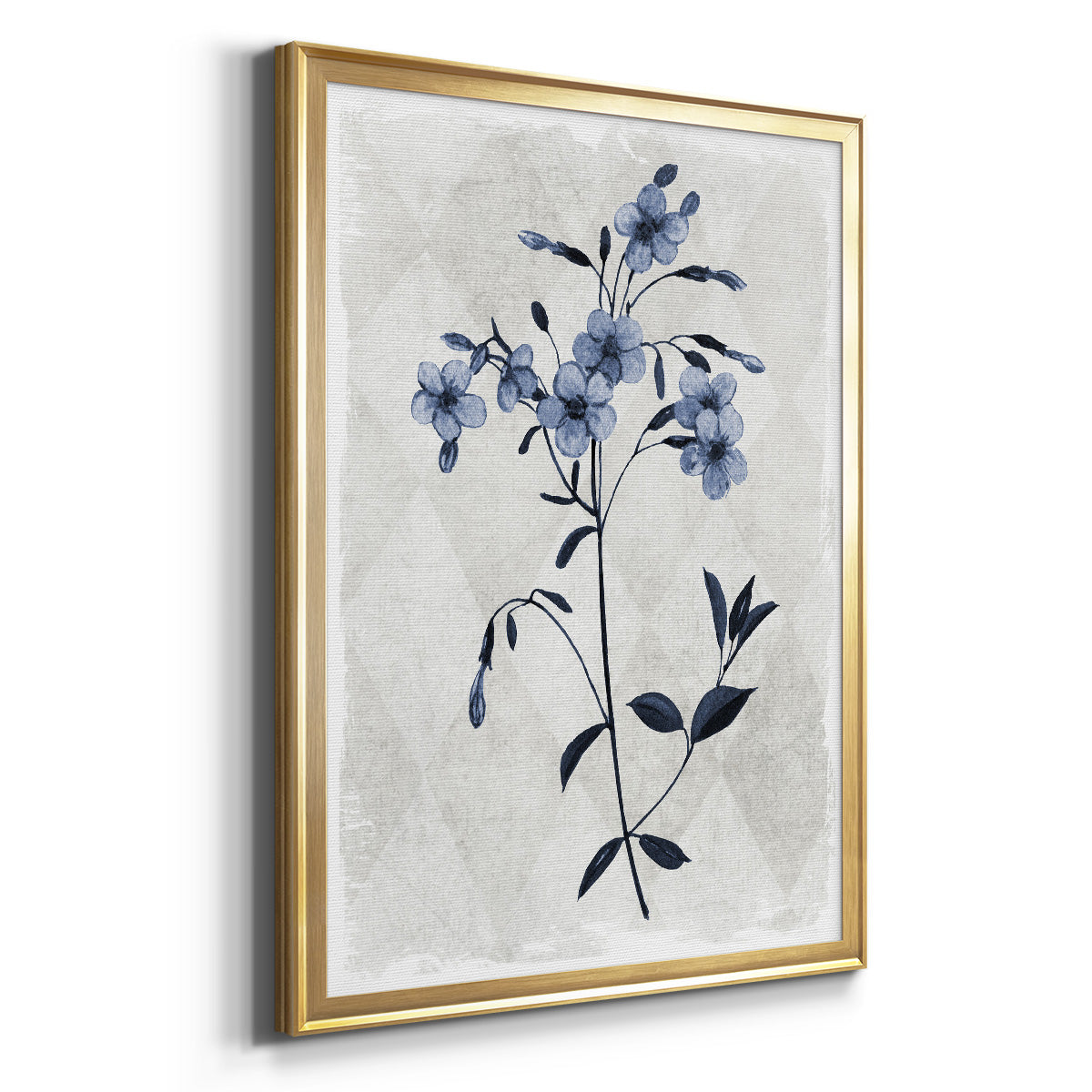 Harlequin Botanical III - Modern Framed Canvas Print