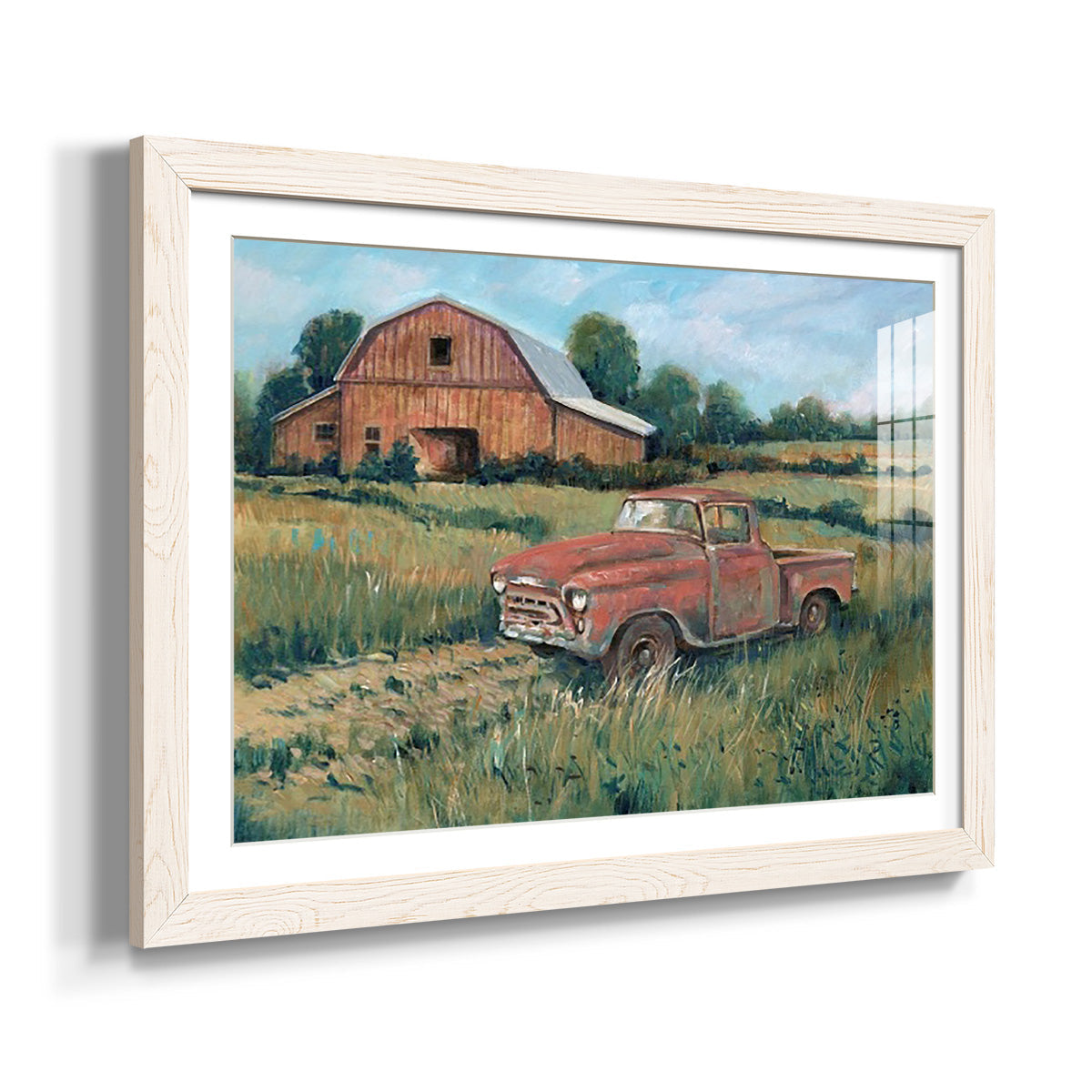 Rusting Away I - Barnwood Framed Art Print