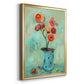 Orange Pop - Modern Framed Canvas Print