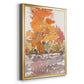 Watercolor Treeline Sketch II - Modern Framed Canvas Print