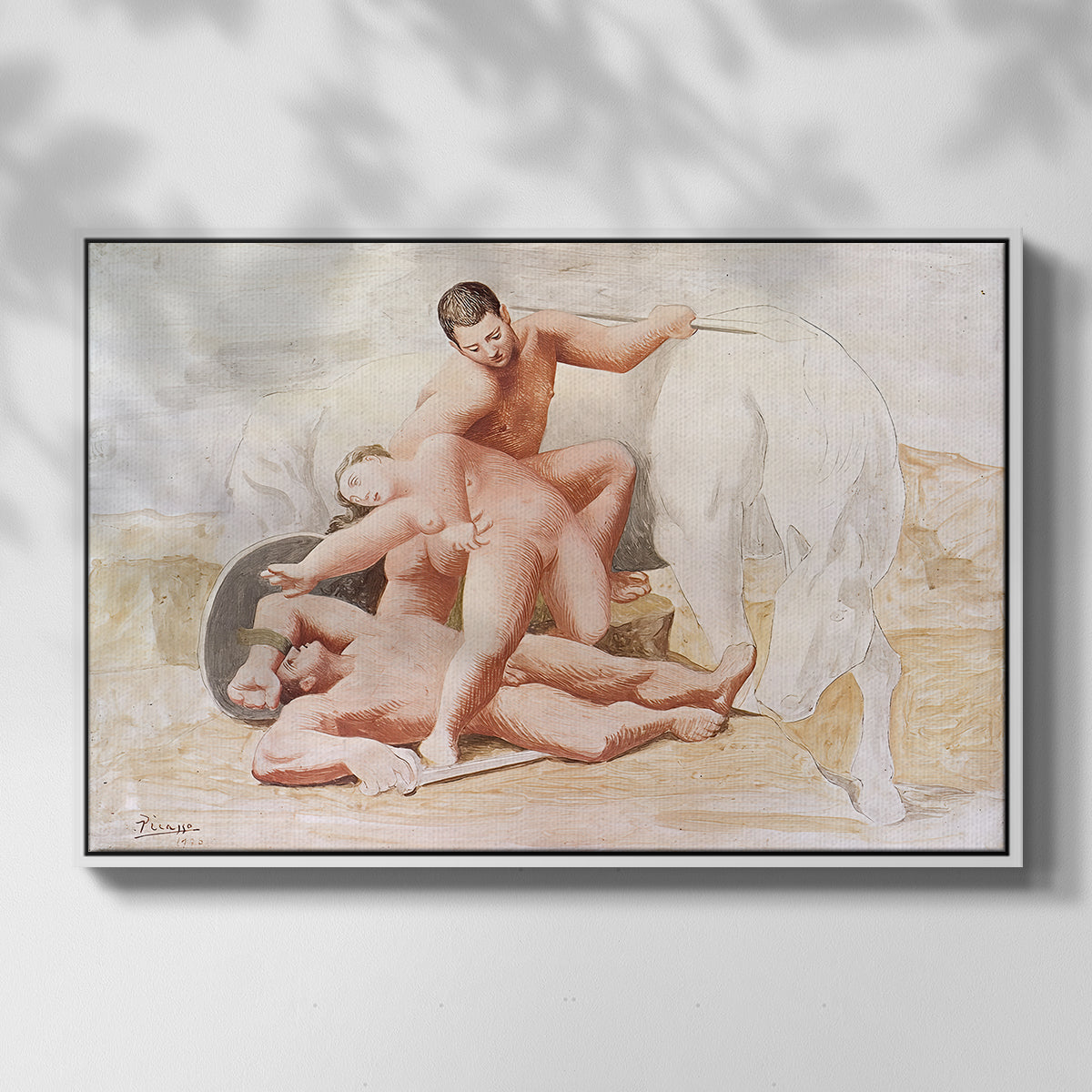 The Abduction, 1920 - Floater Framed Canvas Print