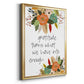 Illustrated Impressions II - Modern Framed Canvas Print