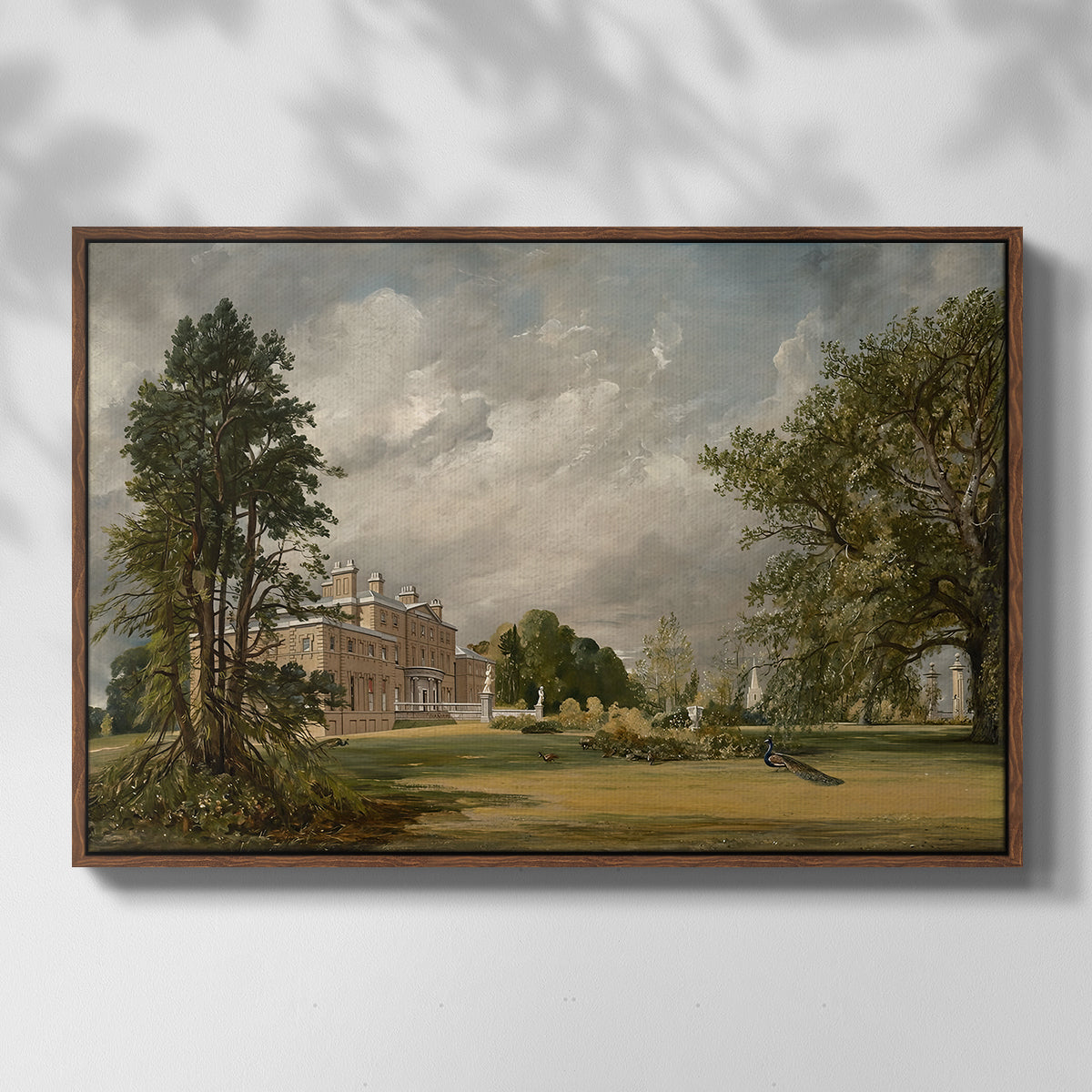 Malvern Hall, 1821 - Floater Framed Canvas Print