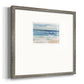 Ocean Waves I Premium Framed Print Double Matboard