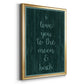 Spice Family Rules IV - Modern Framed Canvas Print