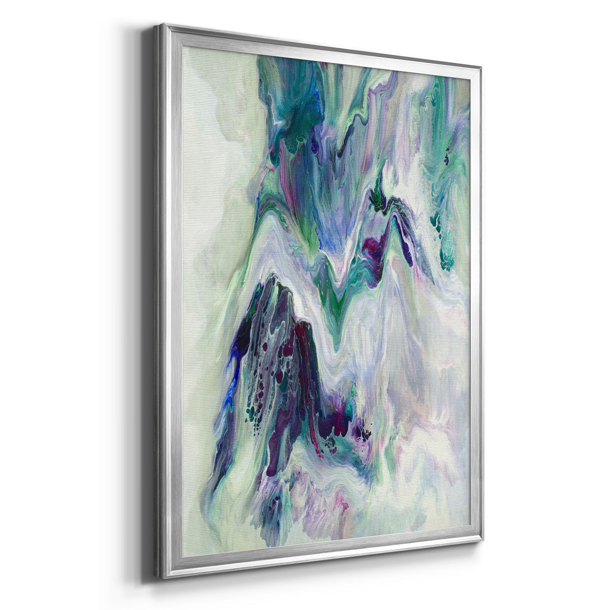 Wild River - Modern Framed Canvas Print