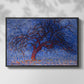 The Red Tree, 1909 - Floater Framed Canvas Print