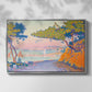 Golfe Juan, 1896 - Floater Framed Canvas Print