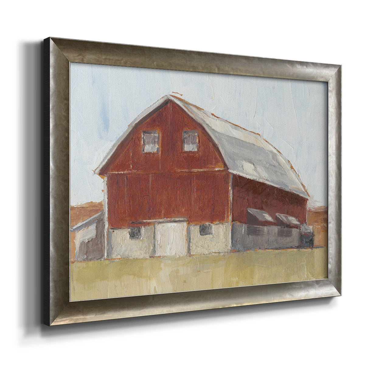 Rustic Red Barn II Premium Framed Canvas- Ready to Hang