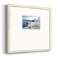 Santorini Sunrise Premium Framed Print Double Matboard