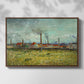 Factories at Clichy, 1887 - Floater Framed Canvas Print