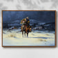 Bringing Christmas Home - Framed Gallery Wrapped Canvas in Floating Frame