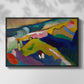 Murnau Mountain Landscape with Church, 1910 - Floater Framed Canvas Print