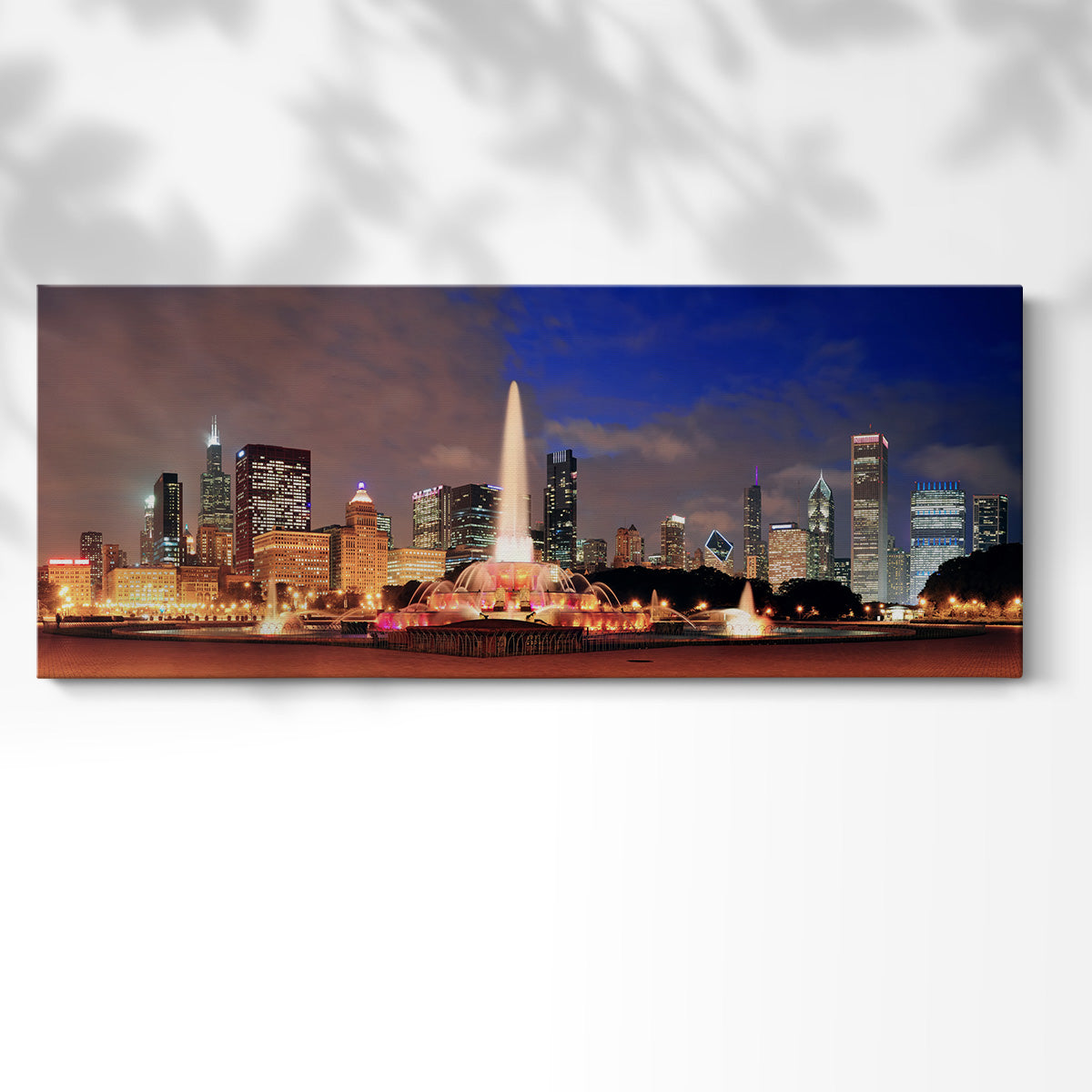 Buckingham Fountain VI - Gallery Wrapped Canvas