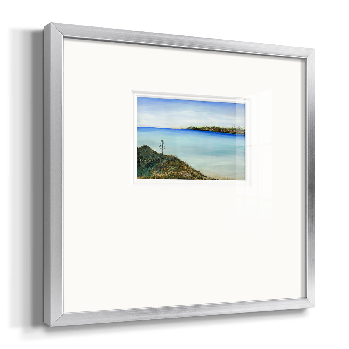 On a Clear Day Premium Framed Print Double Matboard