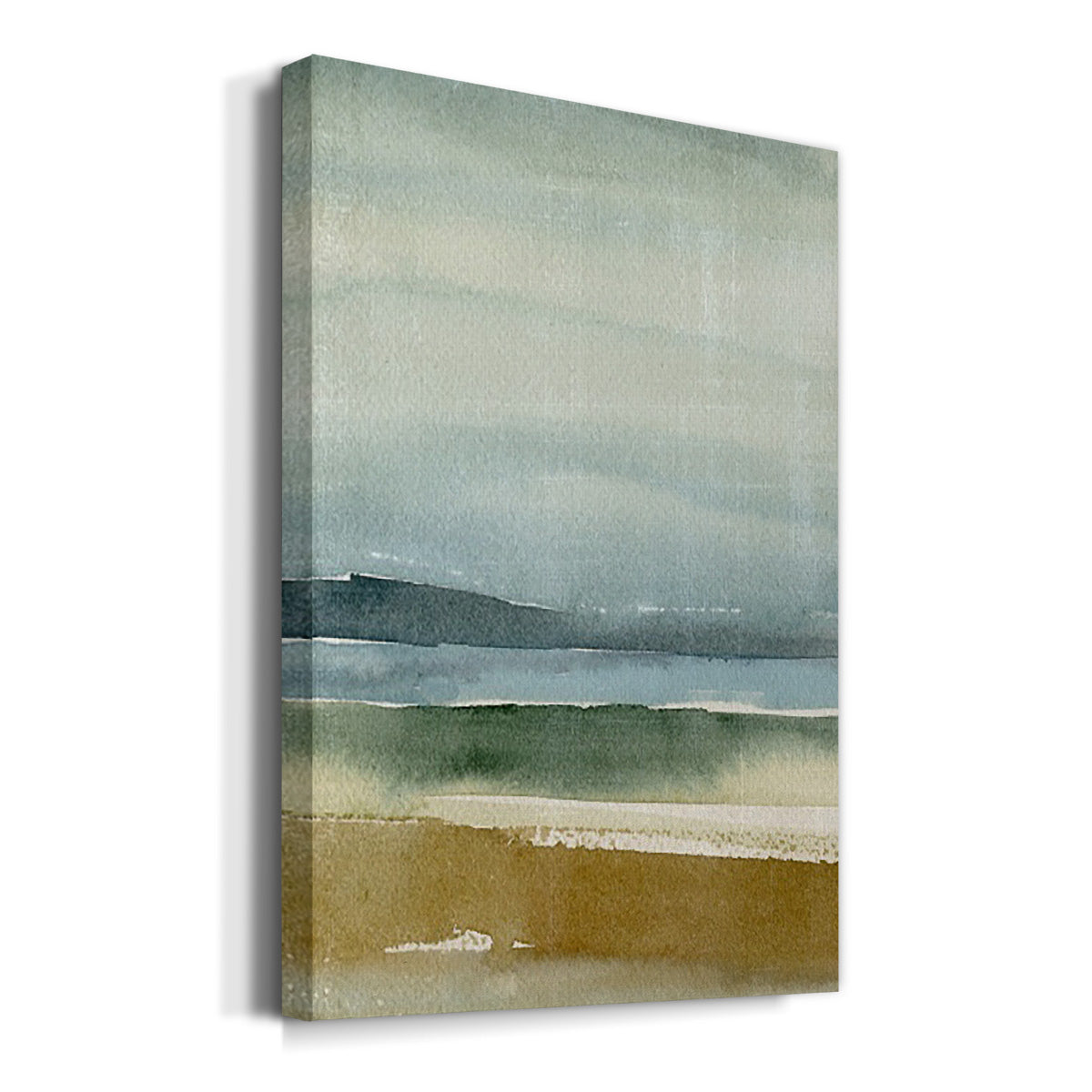 Ochre Outlook II Premium Gallery Wrapped Canvas - Ready to Hang