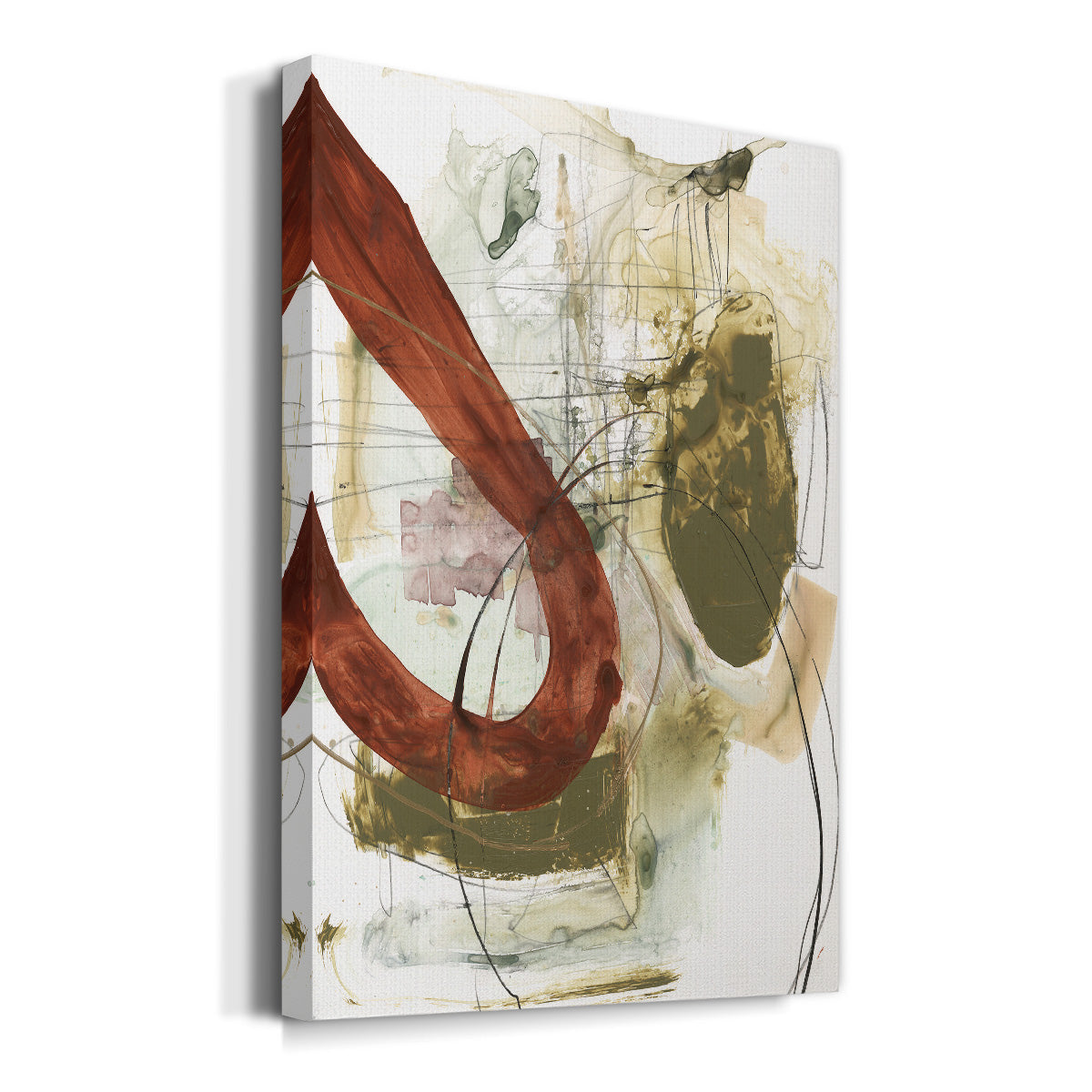 Rusted Loops I Premium Gallery Wrapped Canvas - Ready to Hang